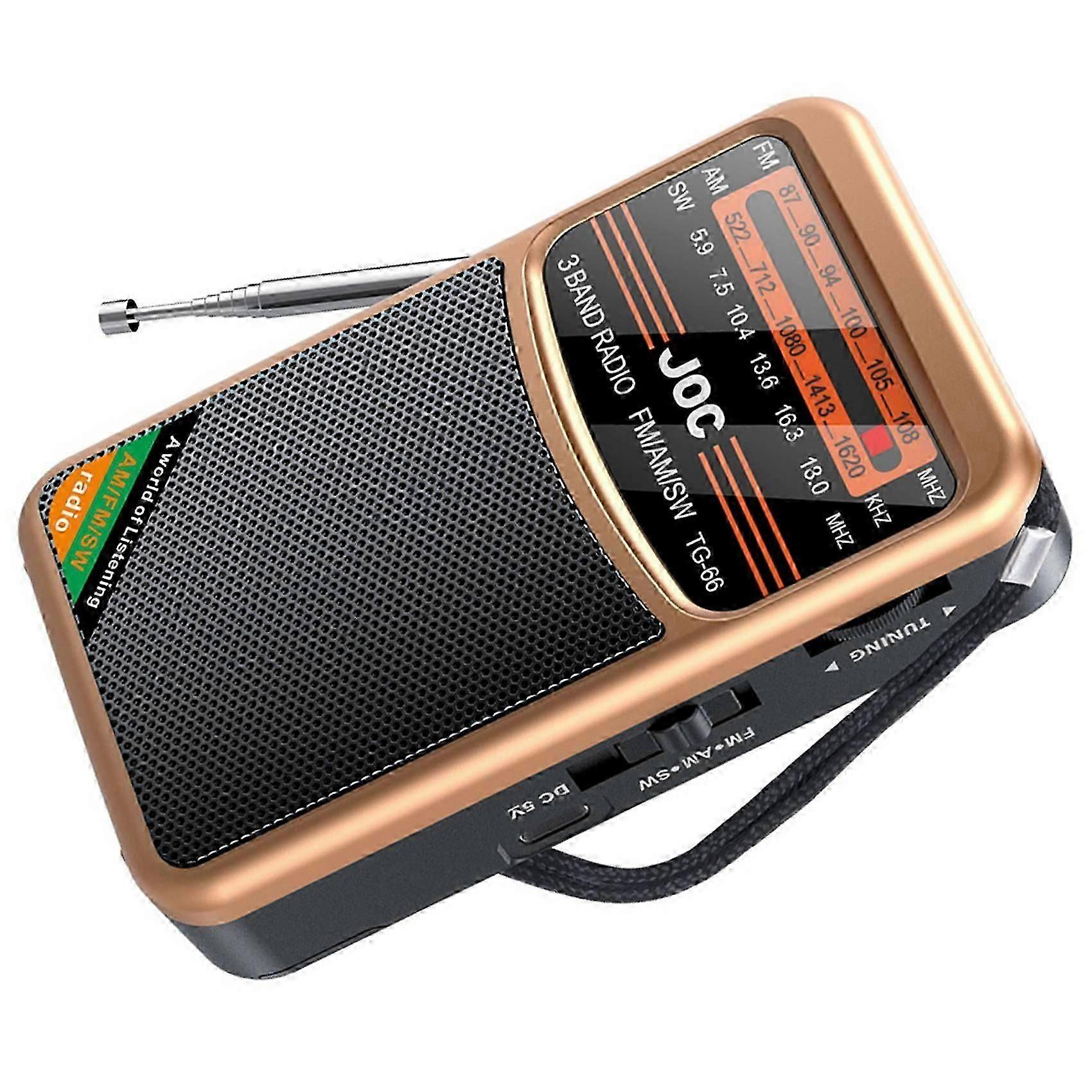Radios De Poche Portables Mini Complètes Am/fm/sw Avec Batterie Rechargeable Et Prise En Charge Des Écouteurs. Miniradio C