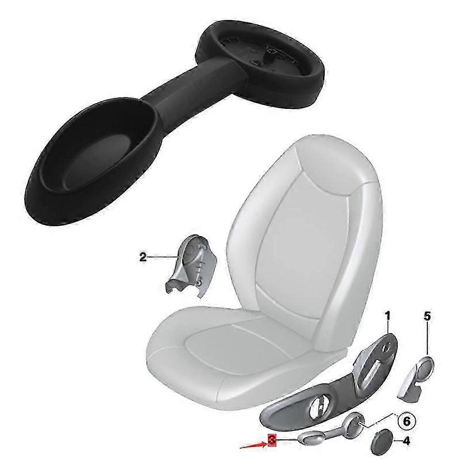 Poignée Extérieure De Siège Avant Applicable 52109802699 Pour Mini Countryman R60, Support De Poignée De Réglage De Siège