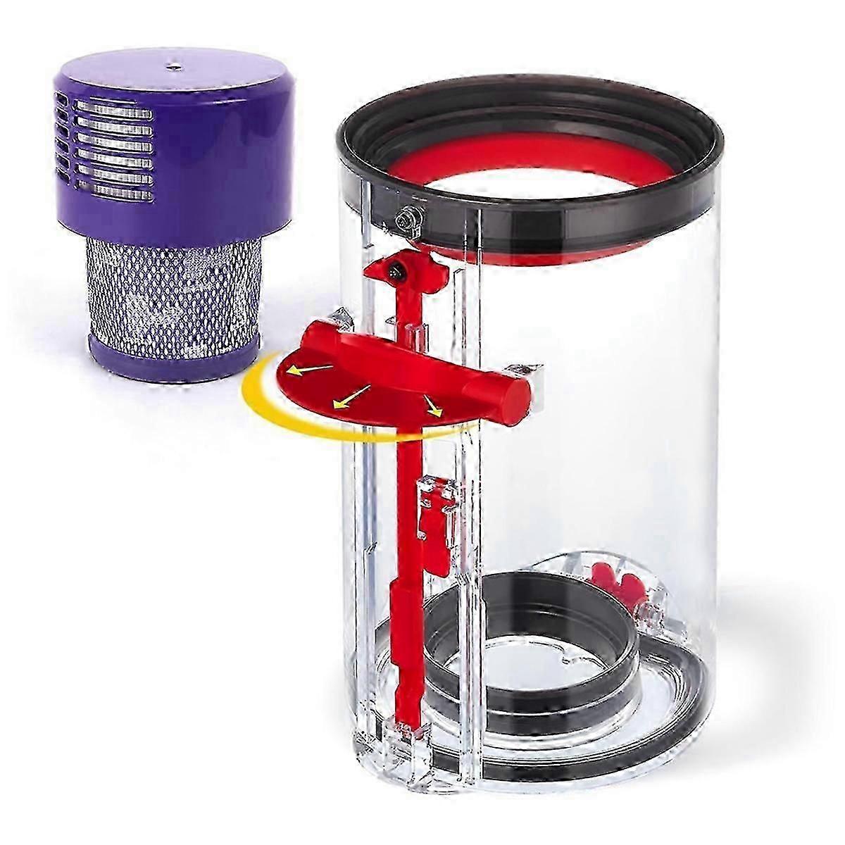 Bac À Poussière Amélioré Pour Aspirateur Traîneau V10 Sv12