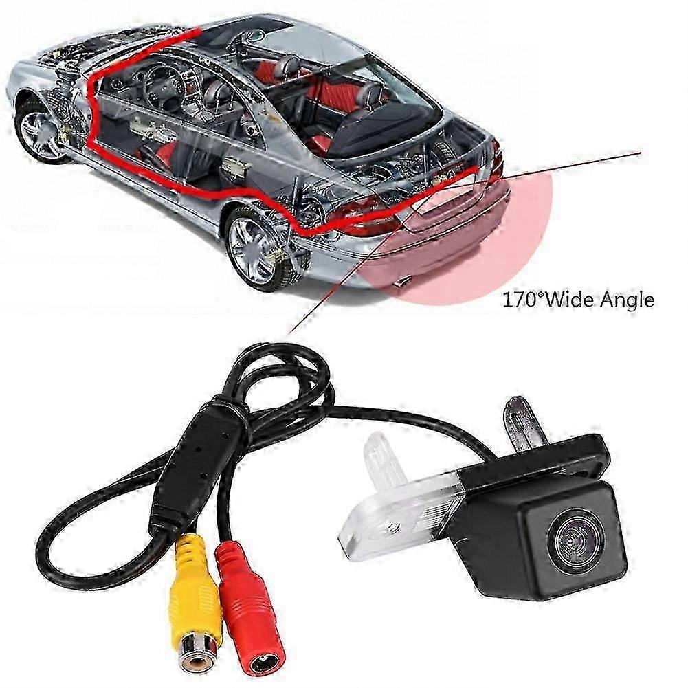 Caméra De Recul Grand Angle 170° Compatible Avec Mercedes-benz Ce Cls W203 W211 W219