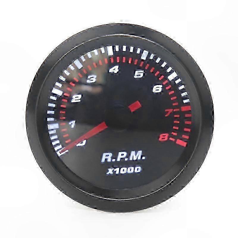 Compteur De Tours/minute Numérique Pour Véhicules Modifiés - Tachymètre Universel 12 V Pour Voiture, 52 Mm, Haute Qualité
