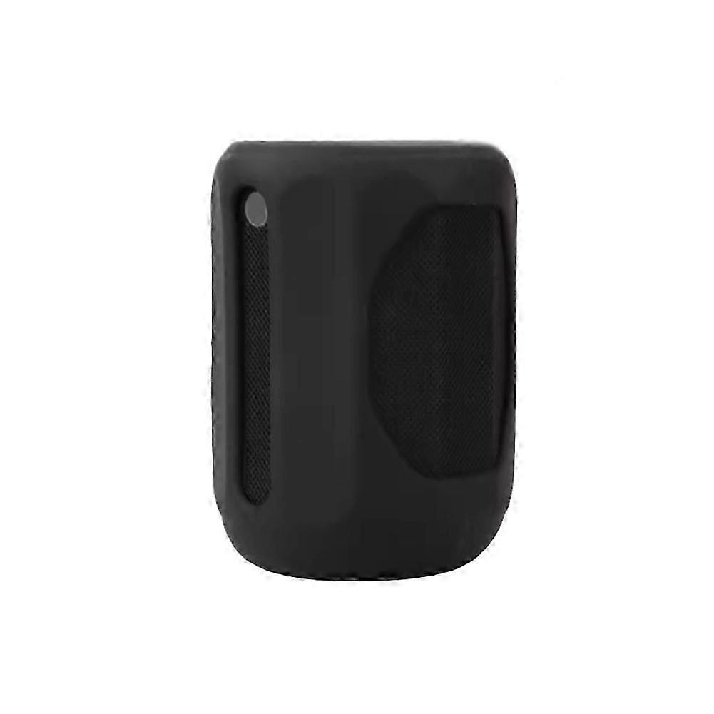 Housse De Protection En Silicone Antichoc Pour Mini-enceinte, Étui Anti-poussière, Prise En Main Améliorée, Noir Qaq