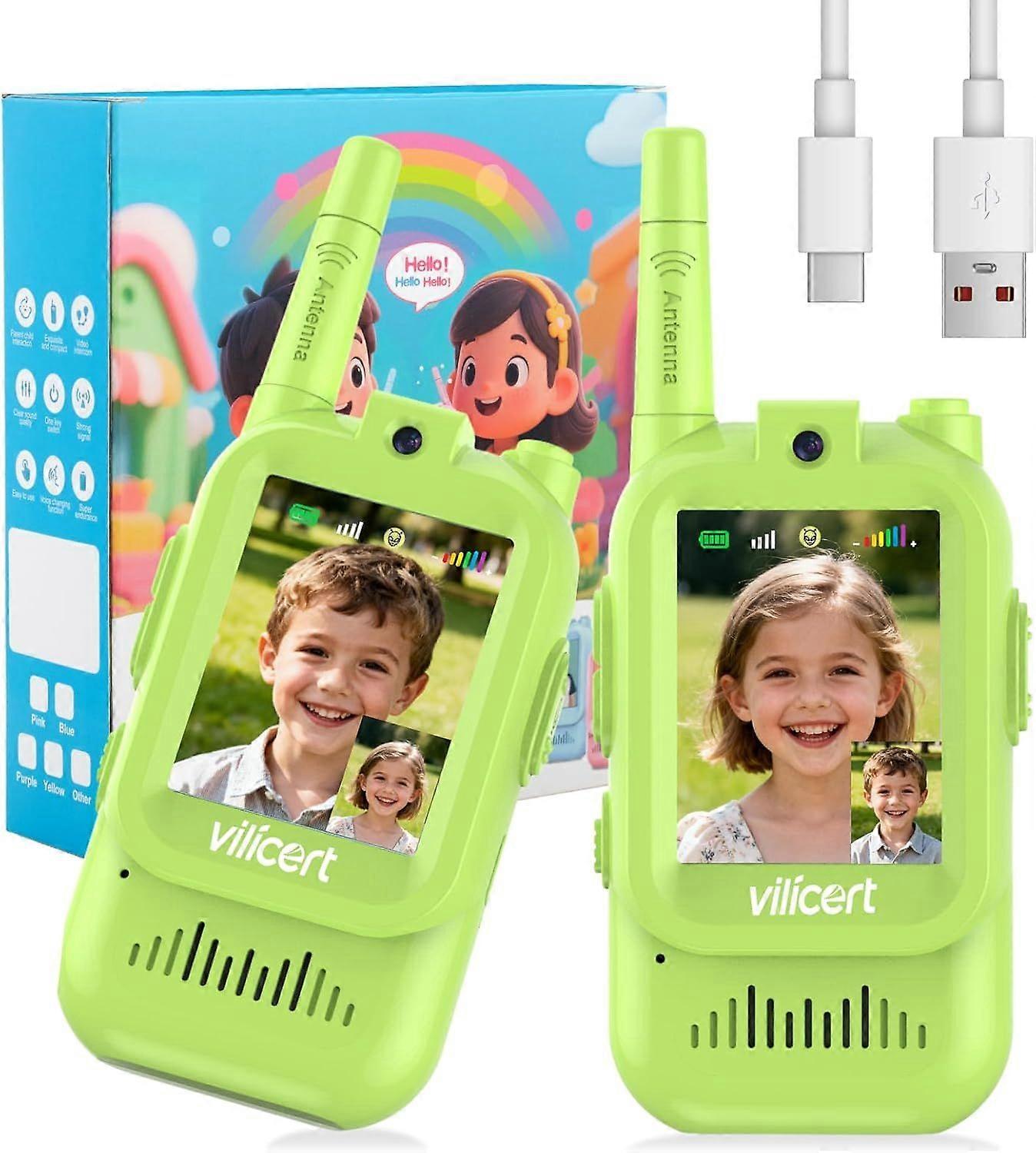 Talkies-walkies Vidéo Pour Enfants (garçons De 3 À 12 Ans), Cadeaux De Noël Et Petits Présents Pour Garçons, Ensemble De Talkies-walkies Longue Portée, Cadeaux D'Anniversaire