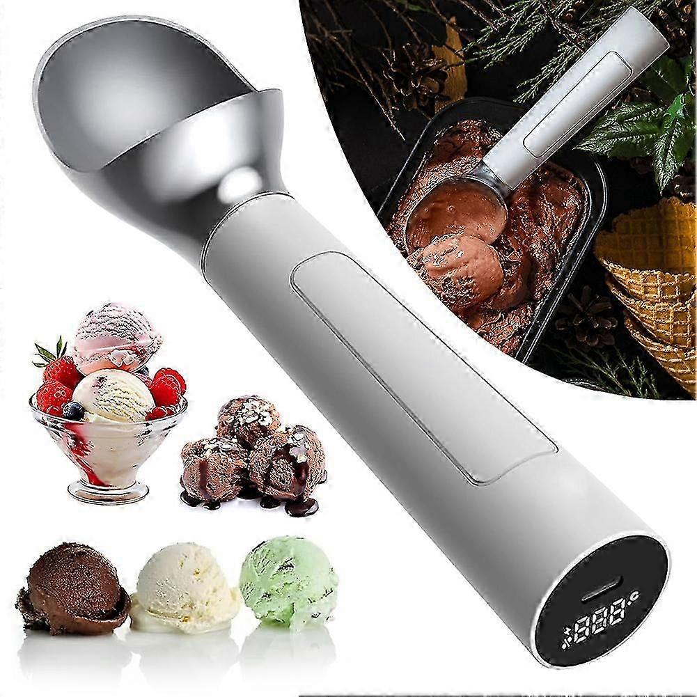 Cuillère À Glace Électrique Chauffante Rechargeable - Meilleure Note, Écran Led, Étanche Ip67 Pour Glaces Dures, Cuillère Professionnelle