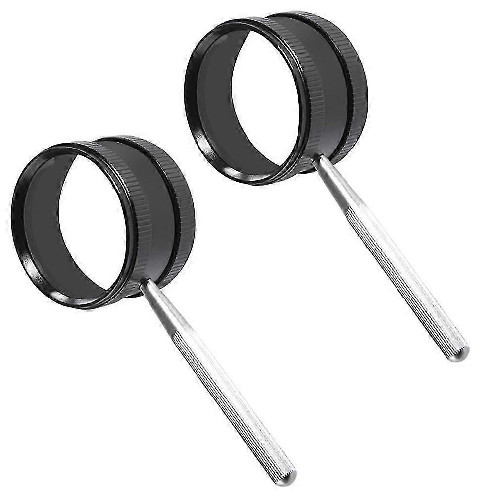 Loupe De Lecture Portable, Lentille Optique, Lot De 4, Lunettes Loupe Noires