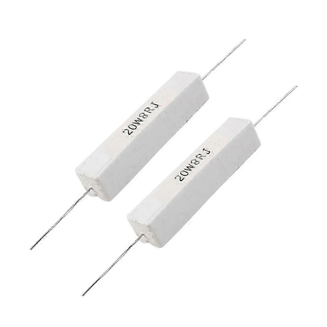 Résistances Bobinées En Céramique Cimentée 8 Ohms 20 W 5 %