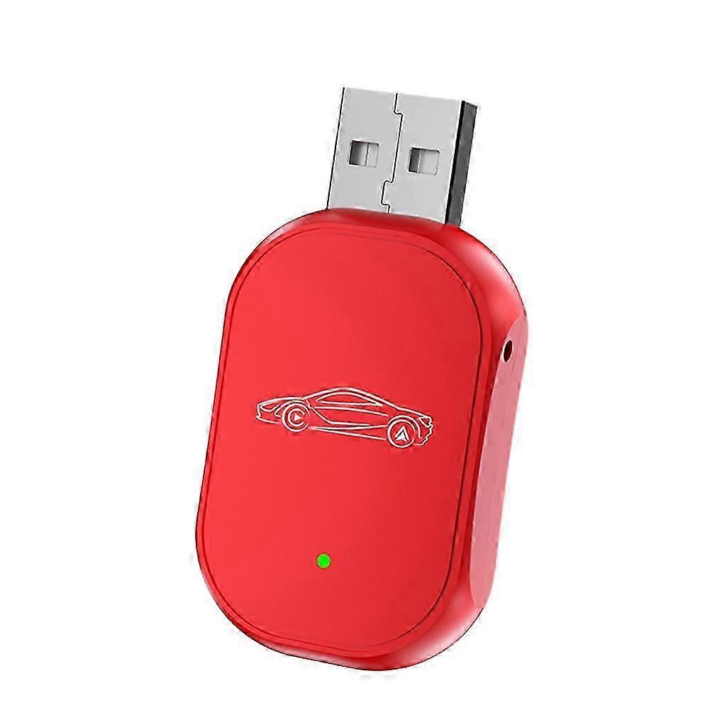 Adaptateur Sans Fil Carplay Android Auto 2 En 1 Bluetooth + Wi-fi, Dongle Usb, Boîtier Intelligent Plug & Play, Convertit W Qaq