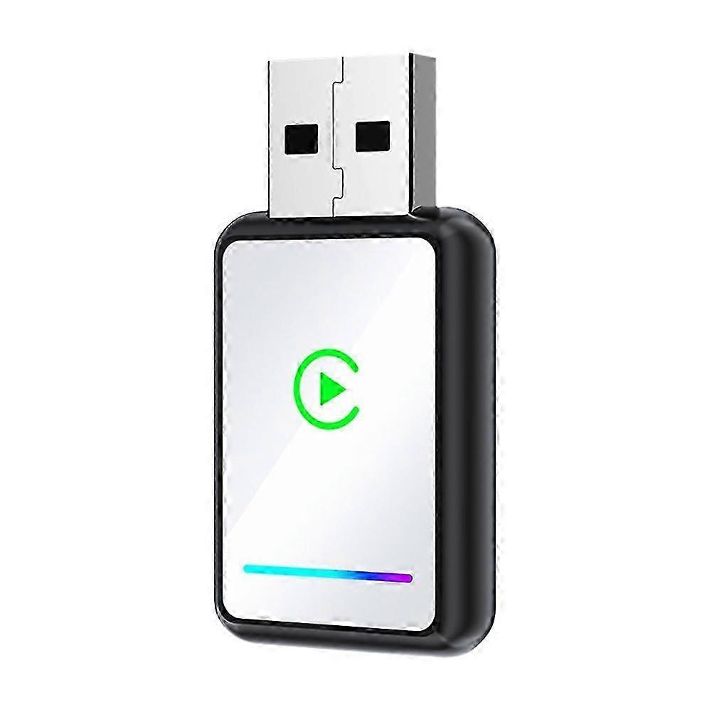 Adaptateur Usb Carplay Sans Fil 2 En 1 Pour Android Auto : Mini-boîtier Intelligent Plug & Play, Convertit Carplay Filaire Qaq