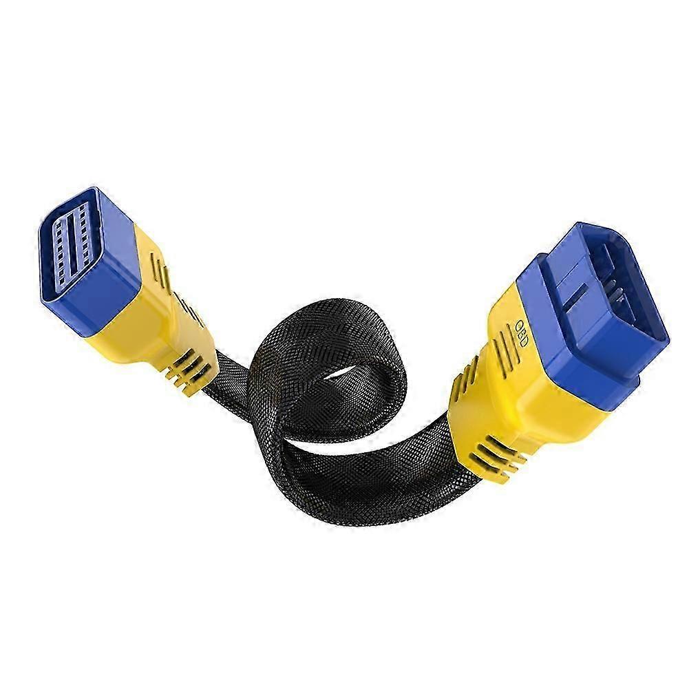 Câble D'Extension Obd Pour Voiture 16 Broches, 30 Cm Ou 40 Cm, Adaptateur De Connecteur Obd, Cordon D'Extension Obd2 Flexible Goosenec Qaq
