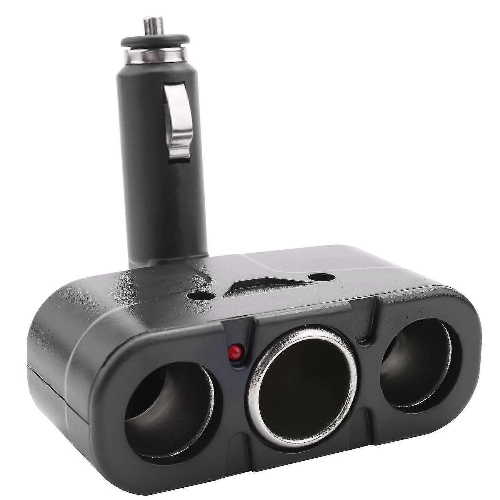 Adaptateur Allume-cigare 3 Voies Avec Led De Bonne Qualité