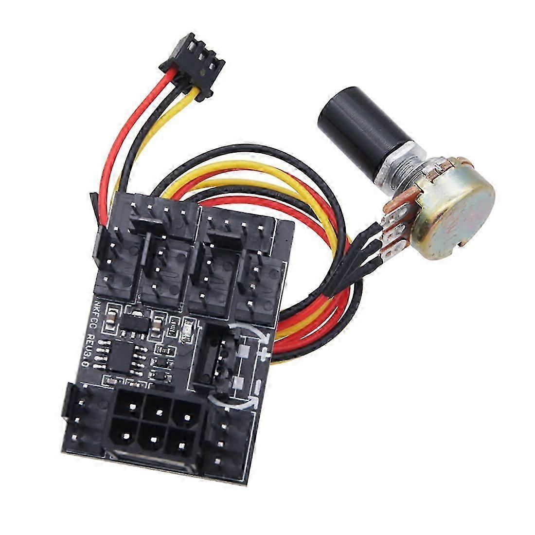 Contrôleur De Vitesse De Ventilateur Pour Boîtier Pc Miner, Hub De Ventilateurs 8 Canaux Pwm Haute Puissance, Régulateur De Ventilateur Kns