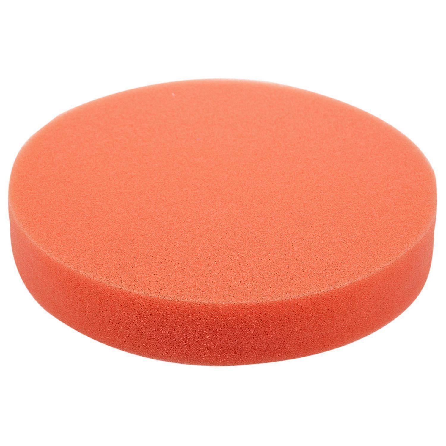 150 Mm (6 Zoll) Weiches, Flaches Schwammpolierpad-set Für Autopoliermaschinen. Farbe: Orange.