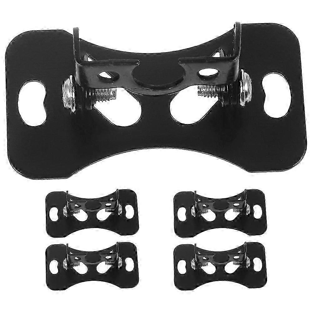 Lot De 5 Supports Universels Pour Caméra De Recul, Fixation Sur Plaque D'Immatriculation, Noir.