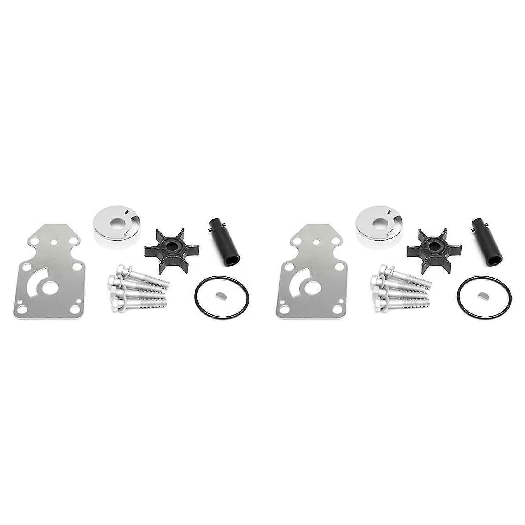 Kit De Réparation De Turbine De Pompe À Eau (2 Pièces) Pour Moteur Hors-bord Yamaha 8 Et 9,9 Cv (références : 68t-w0078-00 Et 68t-44352-00).