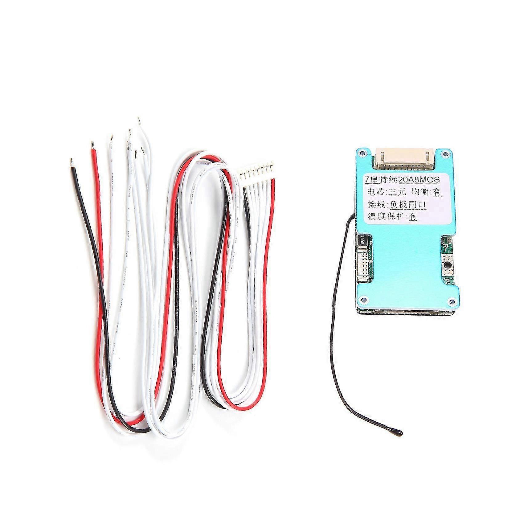 Carte De Protection Pour Batterie Lithium 7s 24v 18650, Équilibreur De Batterie Externe Pour Moto Et Scooter (2 Jg)
