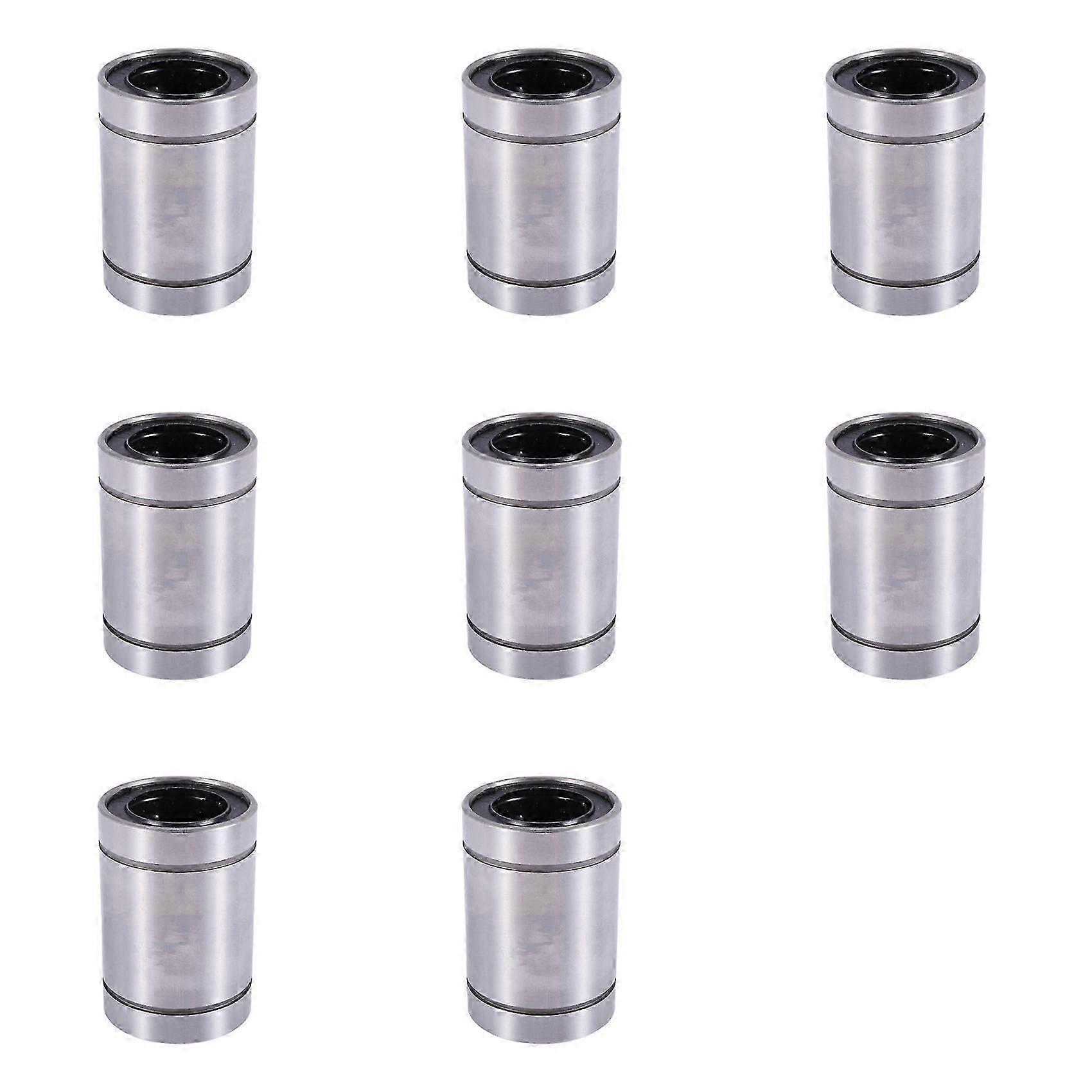 8x Lm25uu 25 Mm X 40 Mm X 59 Mm Bague De Roulement À Billes À Mouvement Linéaire Avec Joint En Caoutchouc Double Face Qaq