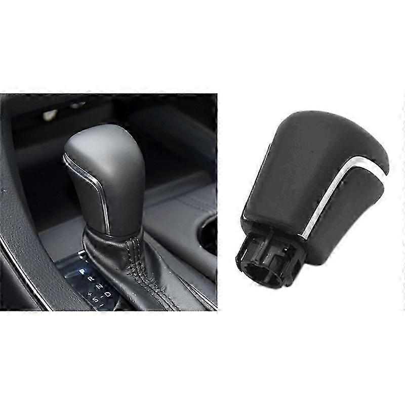 Pommeau De Levier De Vitesse En Cuir Noir De Haute Qualité Pour Toyota Corolla, Levin, Camry, Xv70, V70 Et Avalon (2018-2020).