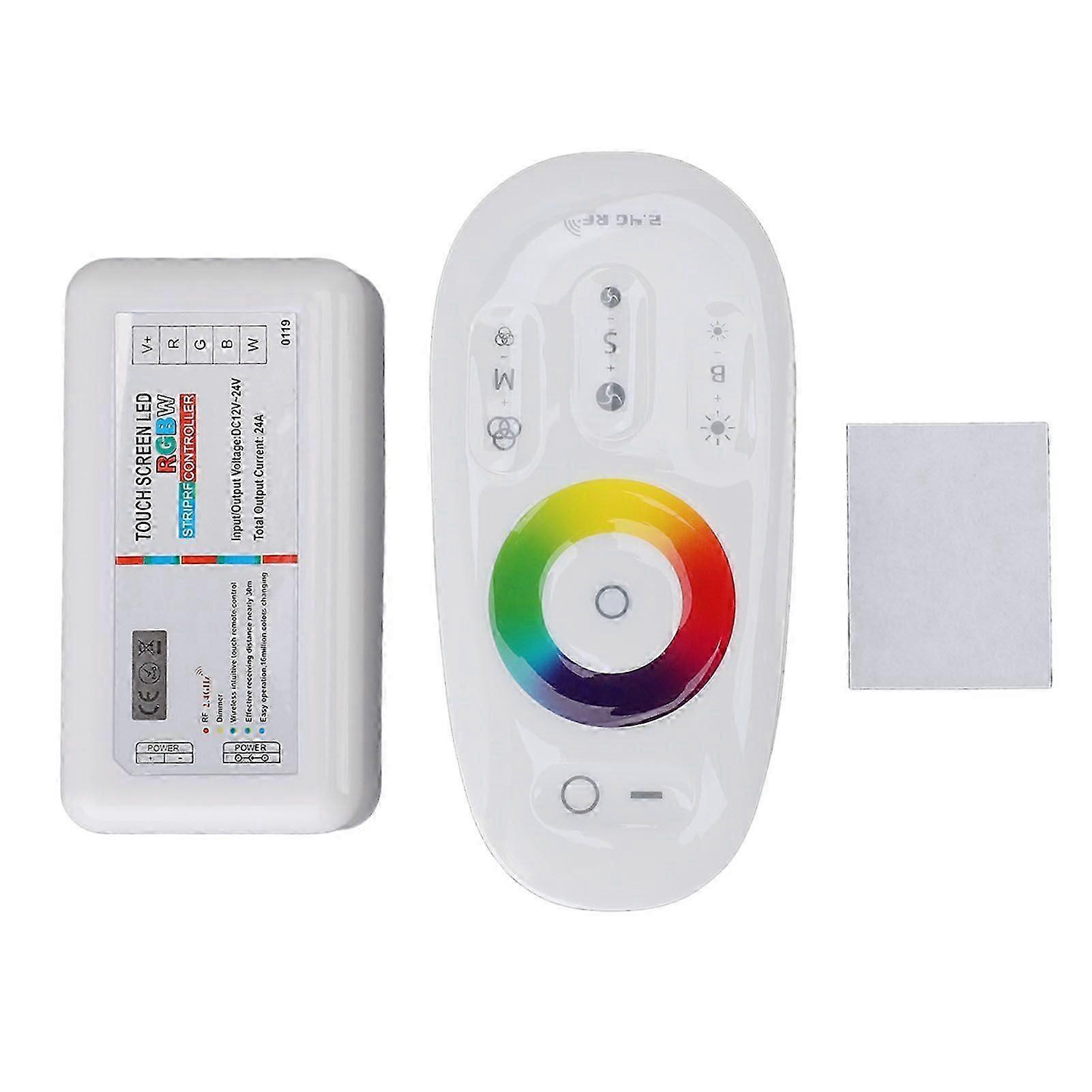 Télécommande Led Rf 2,4 Ghz Sans Fil Tactile Rf Pour Ruban Led Rgb, 1224 V Cc. Qualité Exceptionnelle.