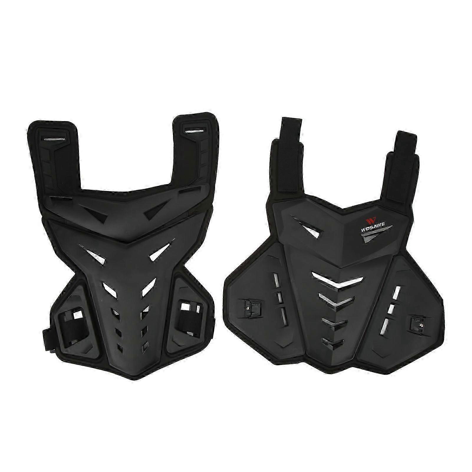 Gilet De Protection Pour Moto, Absorbant Les Chocs, Respirant, Noir, Unisexe, Protection De Poitrine Pour Motocross.