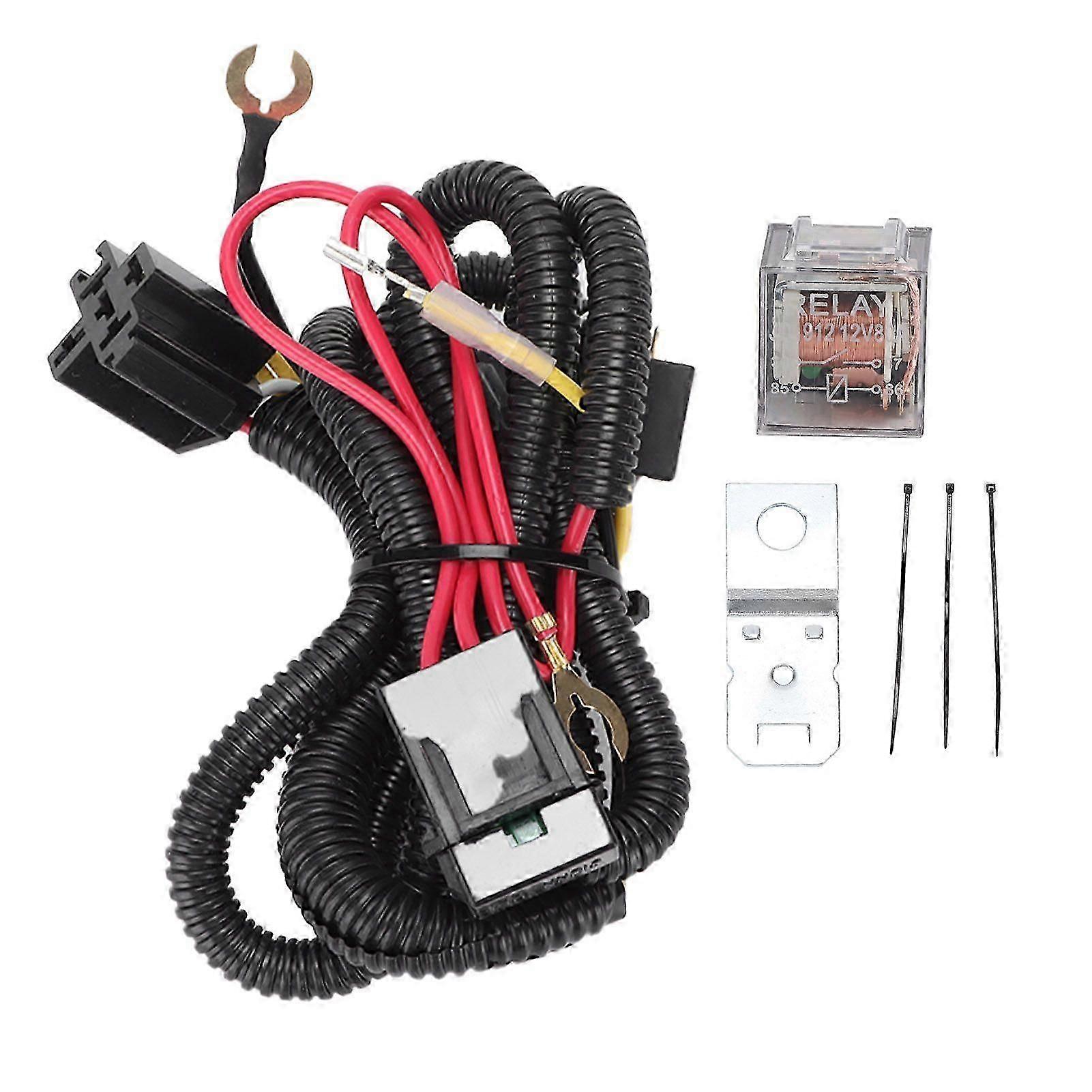 Kit De Faisceau De Câblage Et Relais Pour Klaxon 12 V, Montage Sur Calandre, Universel Et Intelligent, Pour Voiture Et Camion.