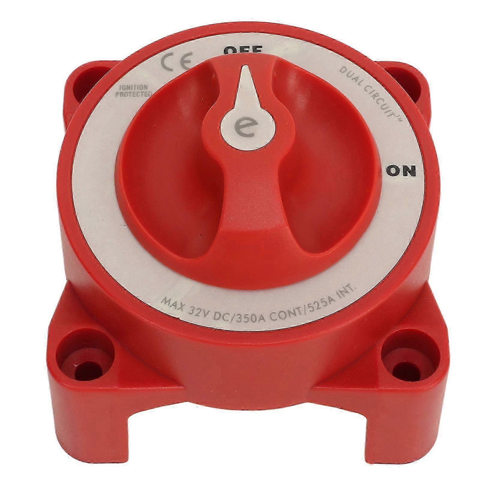 Coupe-batterie Marine 350 A, Robuste, 4 Bornes, Pour Batteries De Camping-car Et Automobiles 32 V 5510e. Qualité Exceptionnelle.