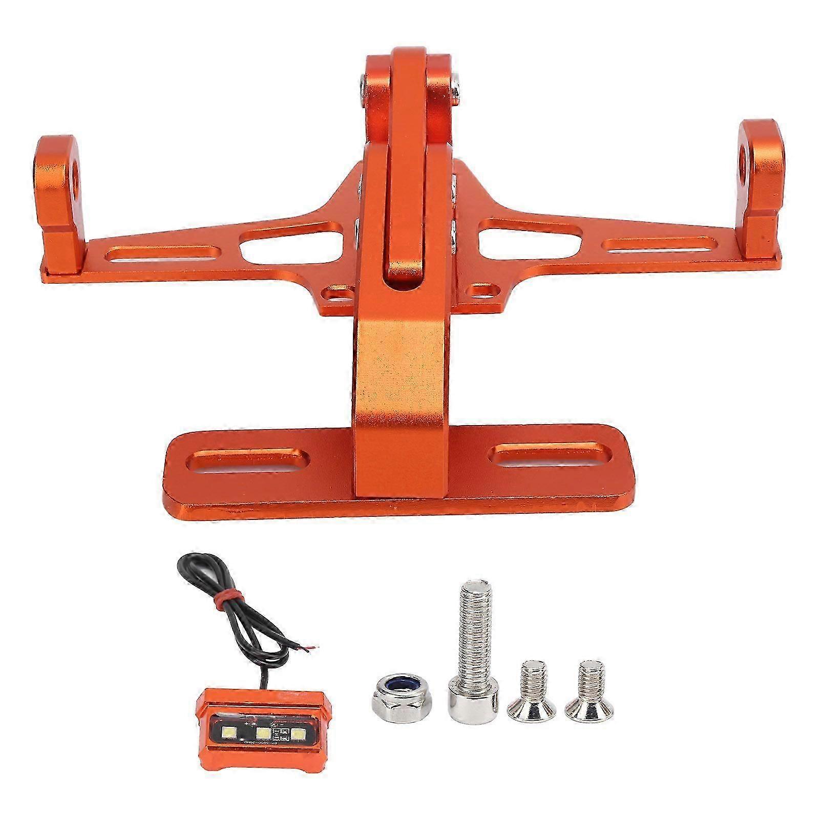 Support De Plaque D'Immatriculation Arrière Avec Éclairage Orange Pour Moto Kawasaki Ninja 1000 Kx. Qualité Irréprochable.