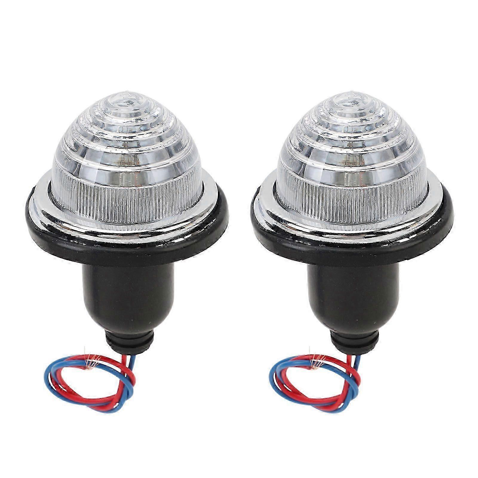 Lot De 2 Feux Stop Arrière 72 Mm Lpb630 Dc12v De Remplacement Pour Mini Classique Morris Minor Traveller Transparent Qualité Supérieure