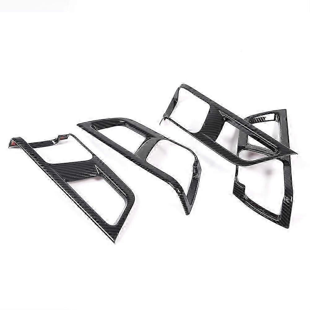 Protection De Poignée Intérieure De Porte De Voiture, Revêtement En Abs Imitation Fibre De Carbone, Résistant Aux Rayures, Compatible Avec R1t R1s 2022-2024, Lot De 4 (fdq)
