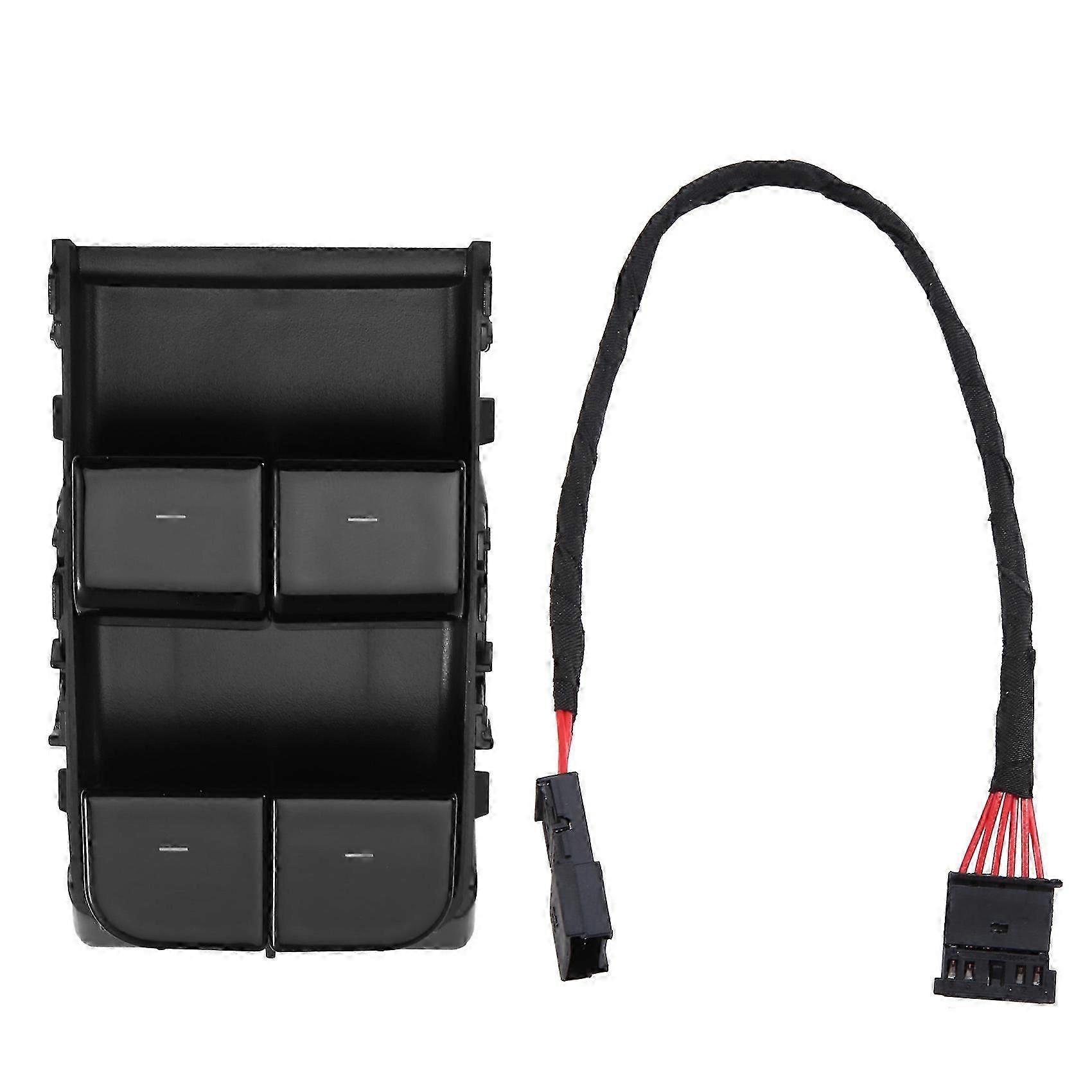Commande De Lève-vitre Électrique Avec Fil, Côté Conducteur Avant Gauche, Compatible Avec Tesla Model 3 2016-2020, Plastique Noir Brillant Fdq