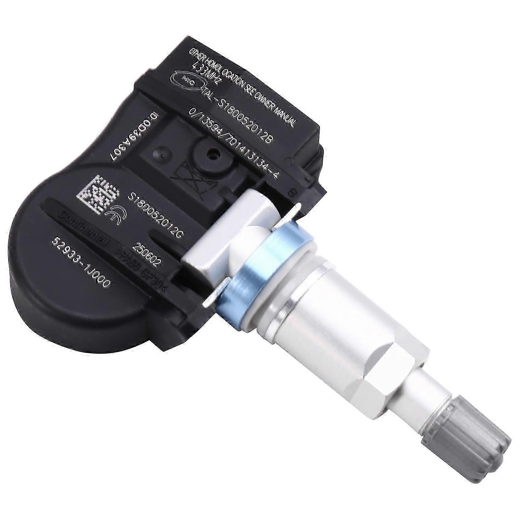 Capteur De Pression Des Pneus Tpms 433 Mhz Pour Hyundai I20, Kia Optima Et Soul Ek (référence 52933-1j000).
