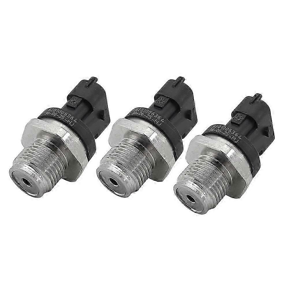 3 Capteurs De Pression De Rampe D'Injection Haute Pression Common Rail 0281006158 Pour Iveco, Opel, Saab, Volvo 1800 0281002903 Qaq
