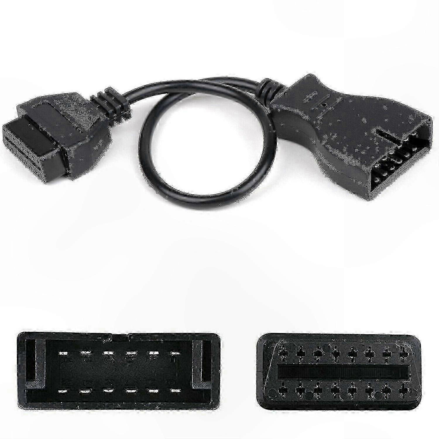 Câble Adaptateur Obd 12 À 16 Broches Pour Scanners De Diagnostic Automobile, De Bonne Qualité