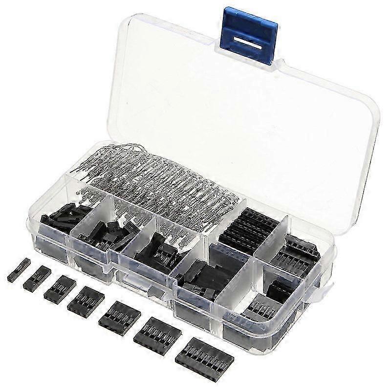 Kit De 310 Connecteurs Dupont Mâles Et Femelles De 2,54 Mm Pour Câbles Et Fils De Connexion