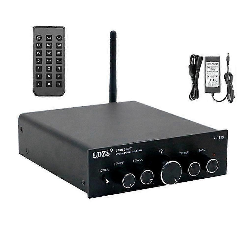 Amplificateur De Puissance Ldzs 2.1 Canaux Pour Usage Domestique, Petit Amplificateur De Puissance Numérique, Autoradio Bluetooth Fever, Prise Us Kns