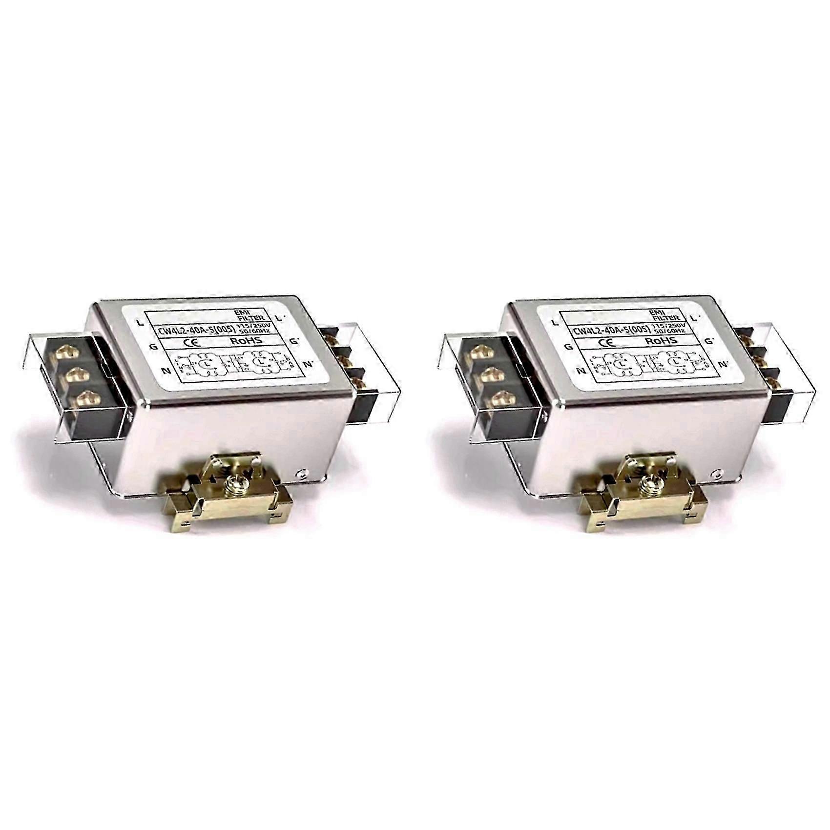 Filtres Secteur Monophasés 220 V Cw4l2-40a-s(005) Pour Alimentation Ca, Protection Contre Les Interférences Électromagnétiques (emi) Cw4l2-40a-s Qaq