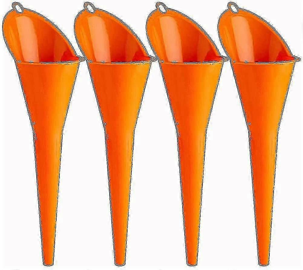 Lot De 4 Entonnoirs À Long Col, Mini-entonnoirs De Remplissage En Plastique Pour La Maison, L'Atelier, L'Huile Et La Cuisine, Avec Trou De Suspension