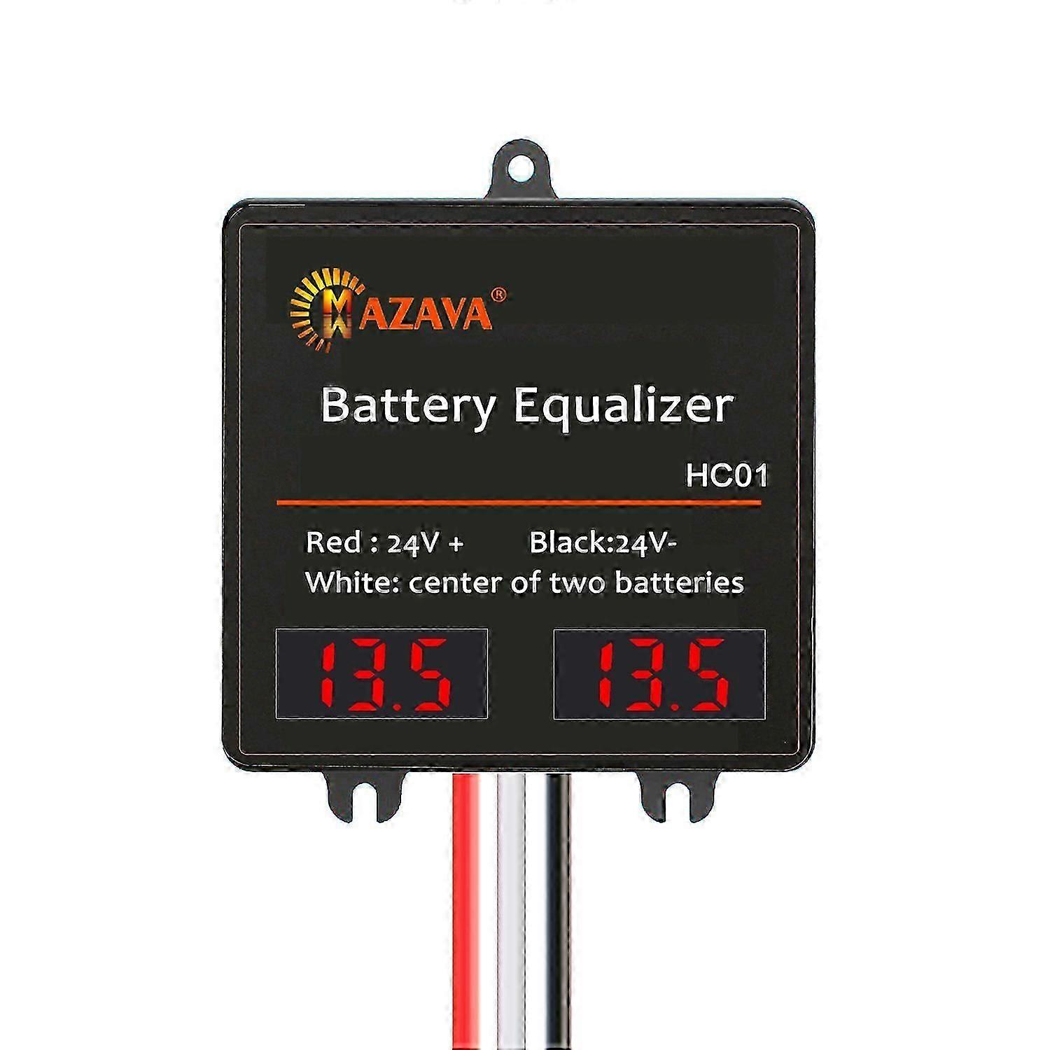 Égaliseur De Batterie Mazava Hc01 Avec Affichage Led Pour 2 Batteries Actives 12 V (2s) - Compatible Avec Batteries Au Plomb-acide, Li-ion Et Lifepo4