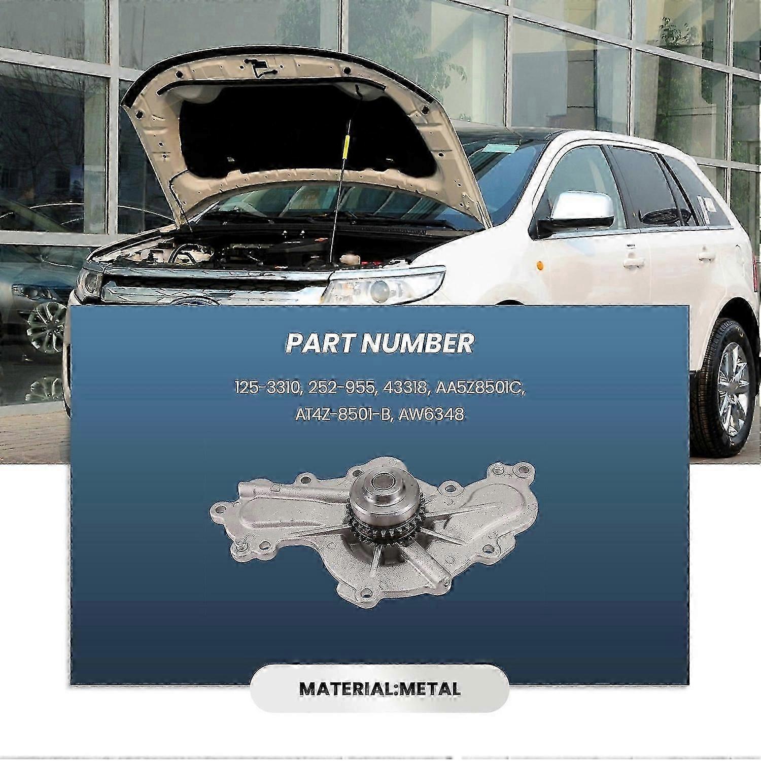 Pompe À Eau 252-955 Aa5z8501c Pour Ford Explorer Flex Taurus Edge
