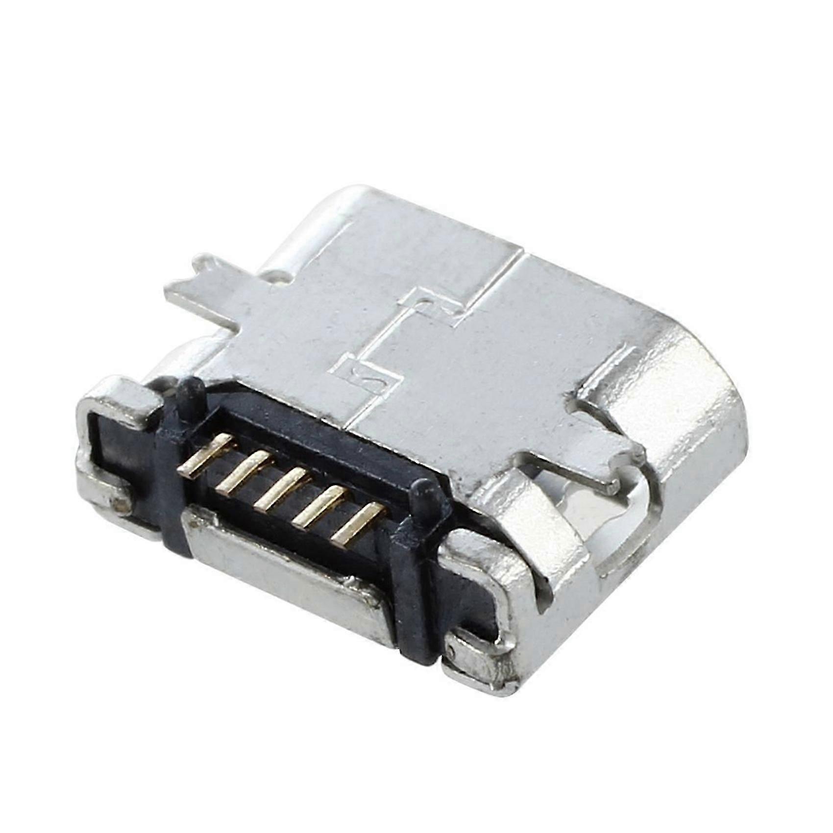 30 Pièces De Rechange Compatibles, Connecteur Jack Femelle Micro Usb De Type B.