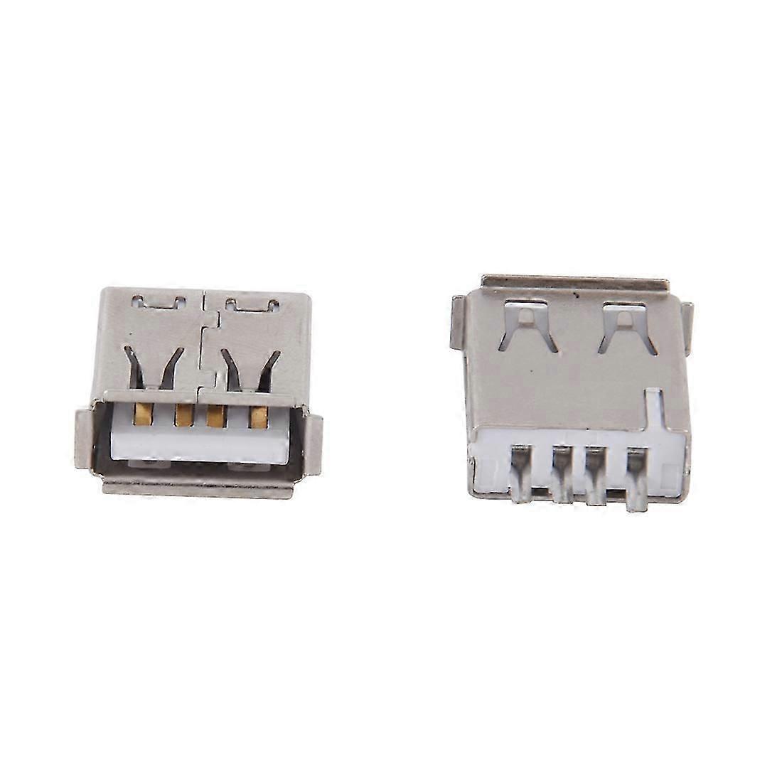 Lot De 10 Connecteurs Usb A Femelles À Souder Droits