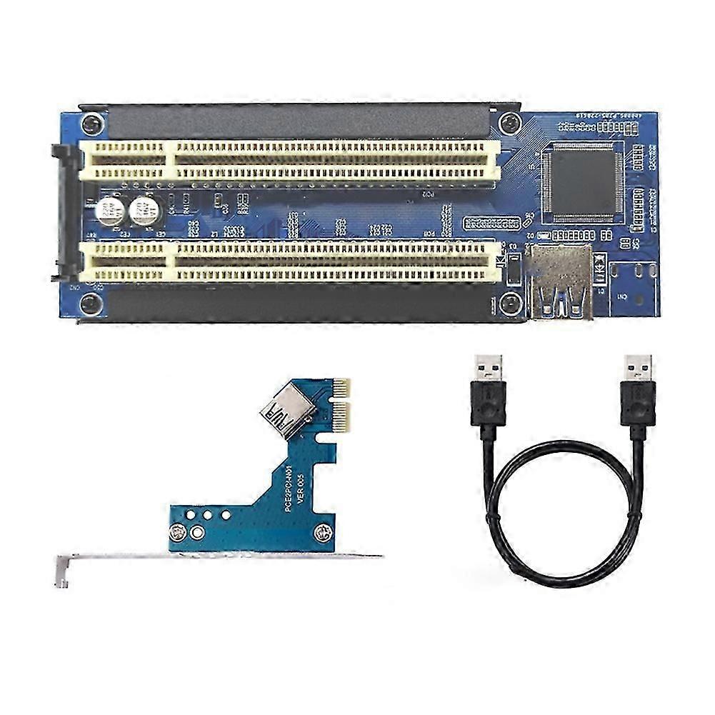 Câble Adaptateur Pci-e Vers Pci, Carte D'Extension Pcie X1 Vers X16 Pour Carte Mère De Bureau, Contrôleur D'Extension De Slot Pci Hf