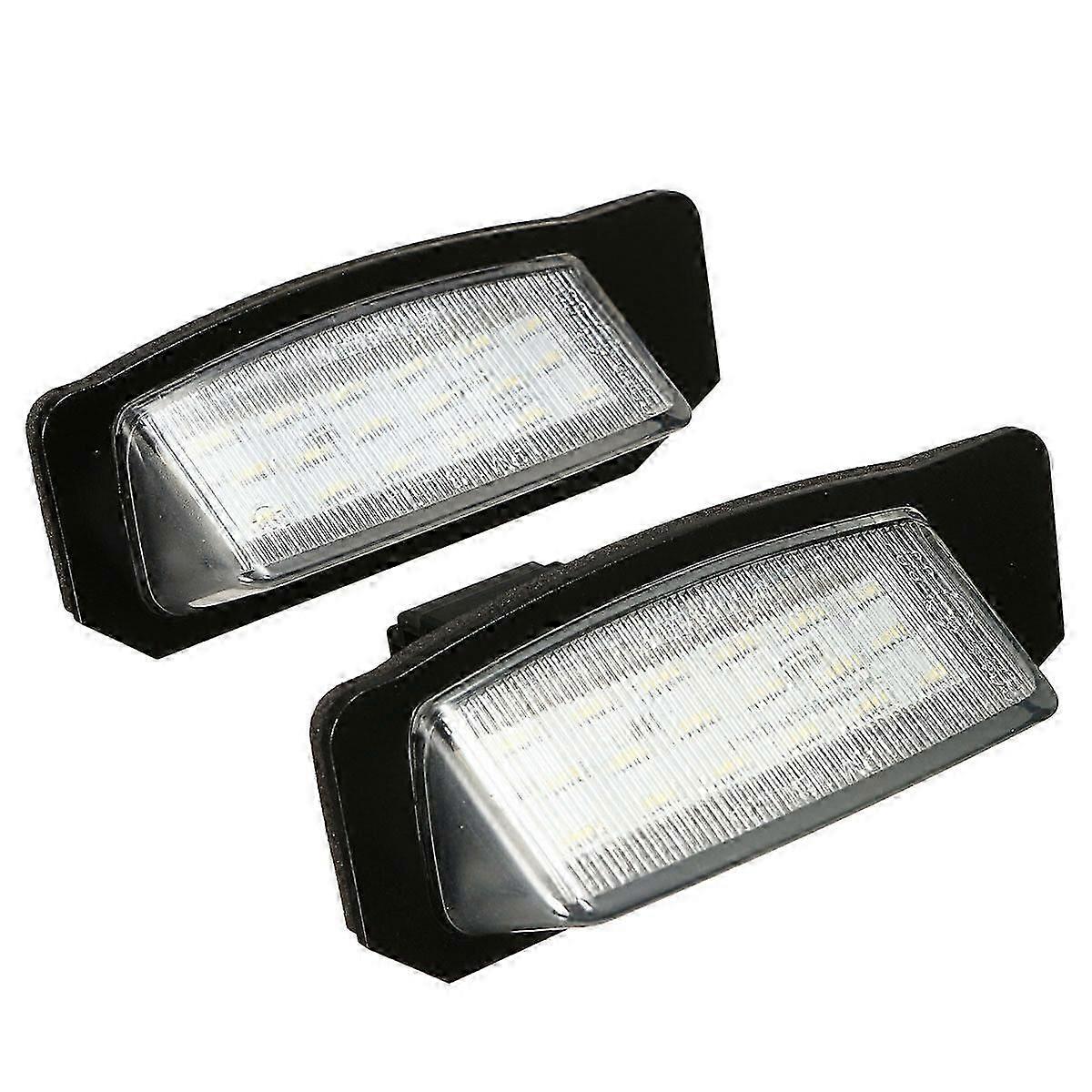 Lot De 2 Lampes Led D'Éclairage De Plaque D'Immatriculation Pour Mitsubishi Lancer Sportback Outlander Eur Zi