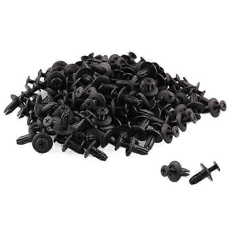 120 Rivets En Plastique De 6 Mm Pour Voiture, Fixation Par Clips De Pare-chocs, De Bonne Qualité