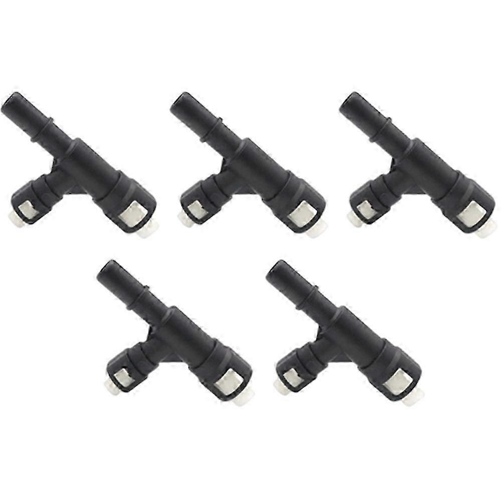 Lot De 5 Raccords De Tuyau De Chauffage Pour Chevrolet, Gmc, Cadillac, Suburban, Escalade, Tahoe Et Yukon (2002-2014), Références 15055342 Et 15055343, Noir, Ek