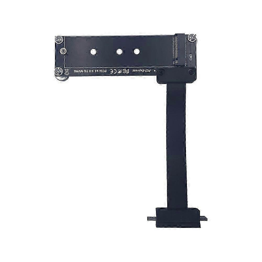 Adaptateur Pcie 3.0 X1 Vers M.2 Nvme Avec Conception À Angle Droit De 90°, Compatible Avec Les Ssd Nvme 2242/60/80 Go, 10 Cm Qaq