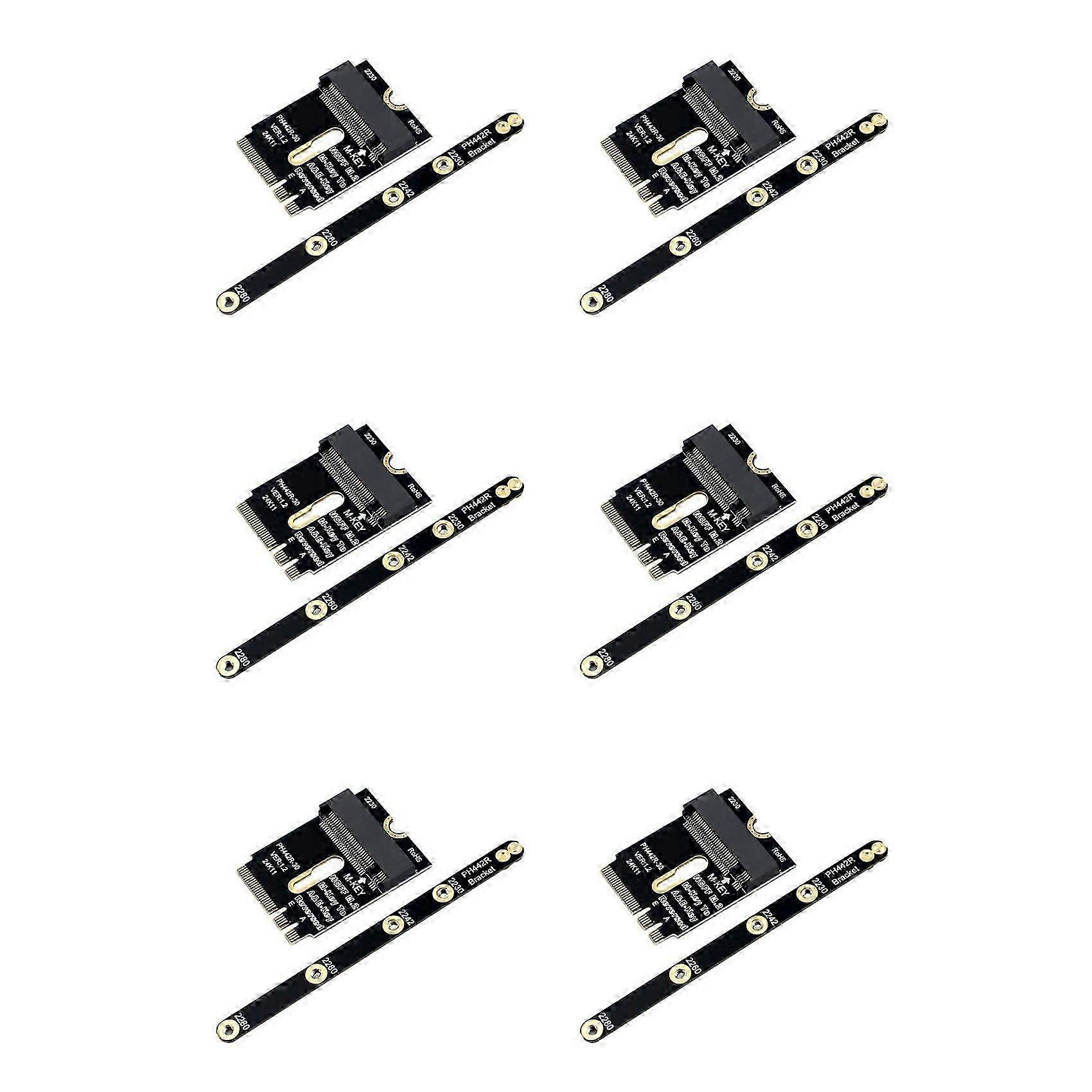 Adaptateur Wi-fi M.2 6x Vers Ssd Nvme Pcie 4.0 Vers M.2 Ngff Key A+e Pour Module Wi-fi/wwan/lte Qaq