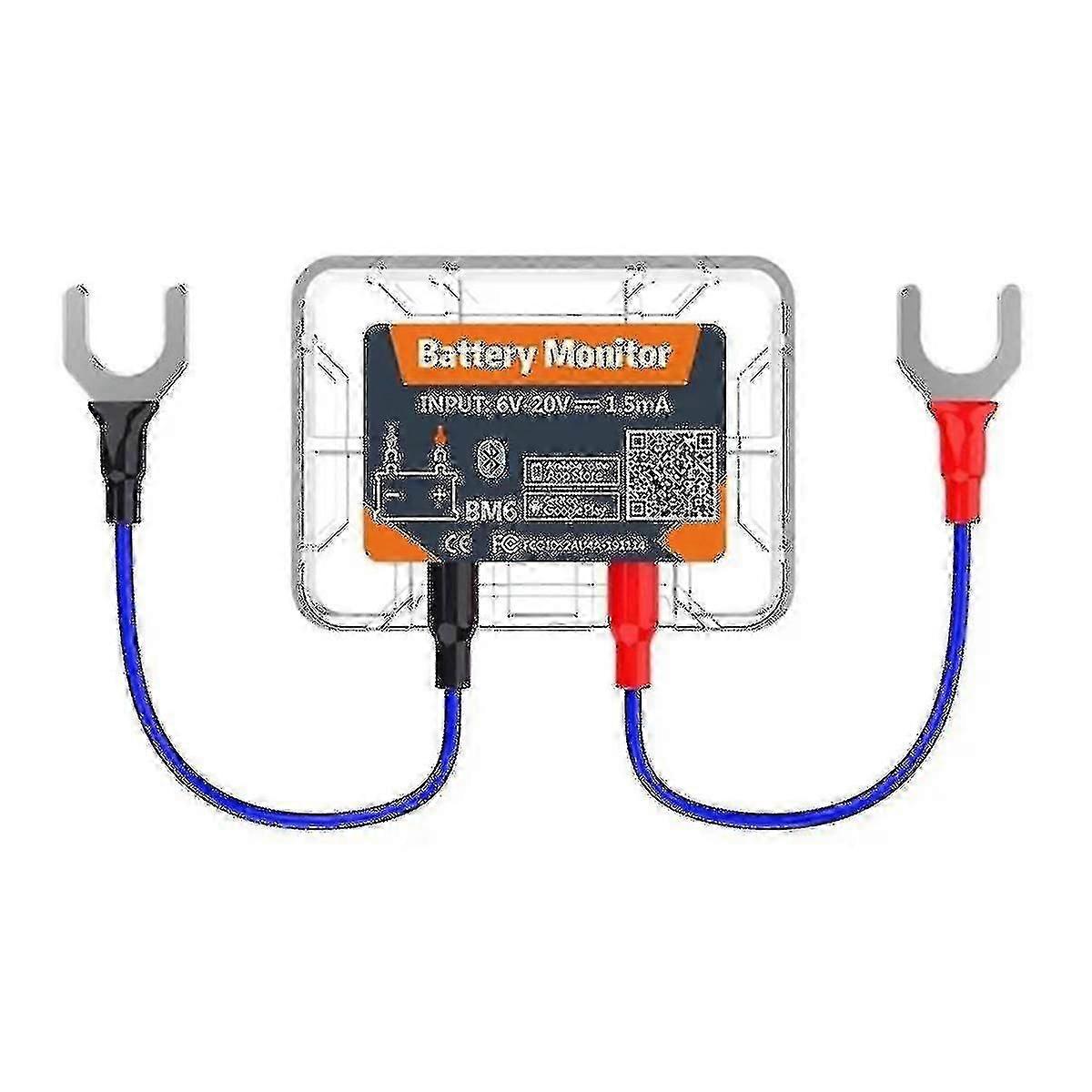 Moniteur De Batterie Sans Fil Bluetooth 12 V Bm6 Avec Application De Contrôle De L'État De La Batterie De Voiture Et Testeur De Batterie