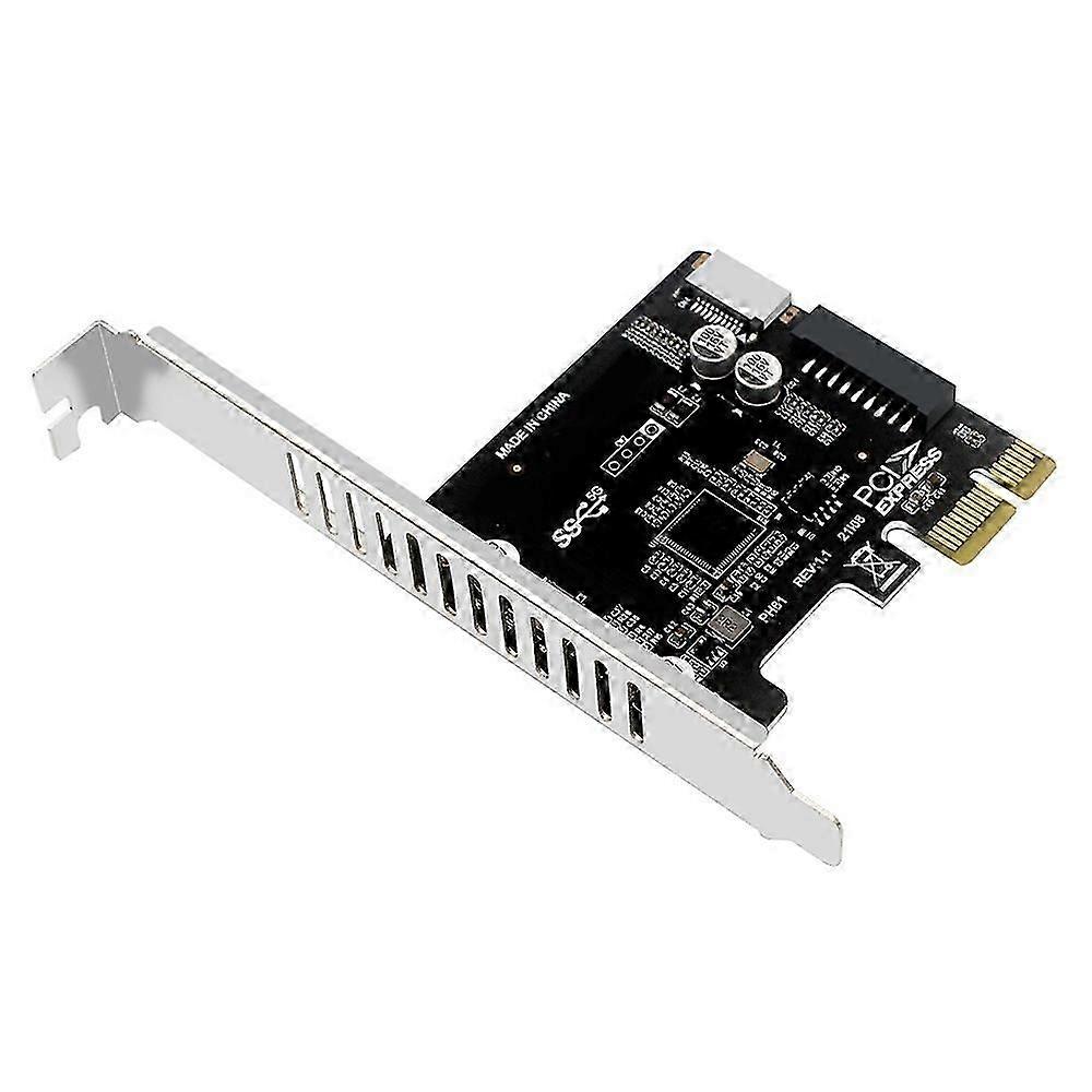 Carte D'Extension Pci Express Pcie Vers Usb 3.0 Type-e, Façade Type-c, 19 Broches, Compatible Pci-e X1, X4, X8 Et X16.