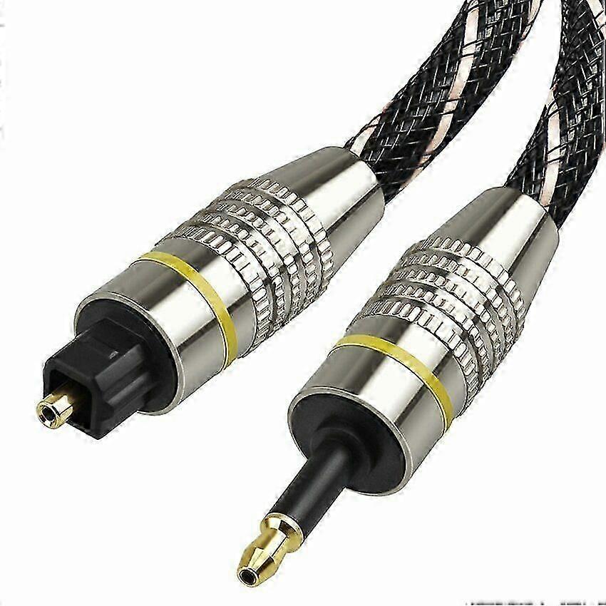 Câble Audio Numérique Toslink Vers Mini Toslink, Câble Optique Spdif 3,5 Mm, 5 M