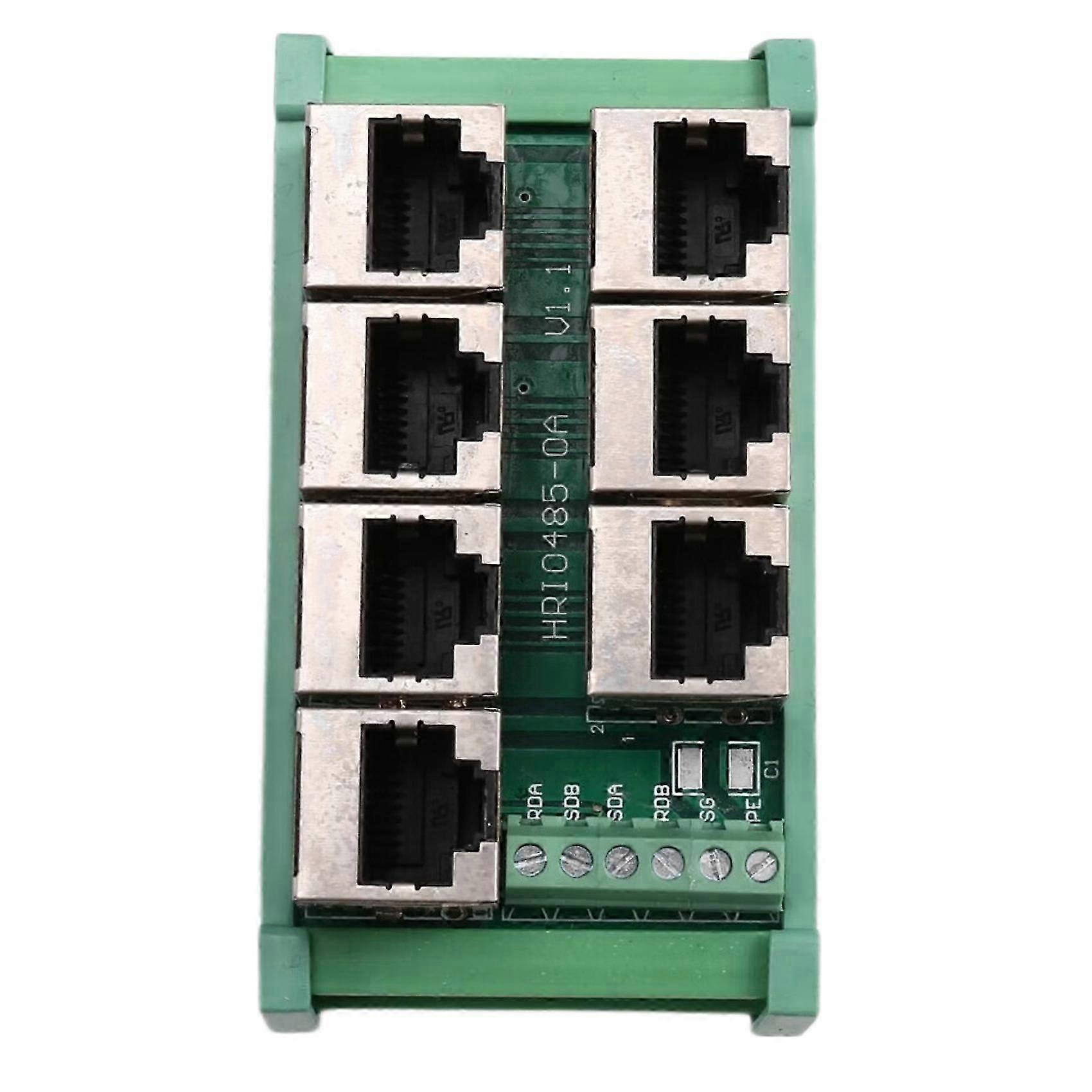 Connecteur Rj45 Mâle/femelle Vers Connecteur Rj45 7 Broches, Bornier Pour Adaptateur Réseau, Module De Test De Câblage Ek